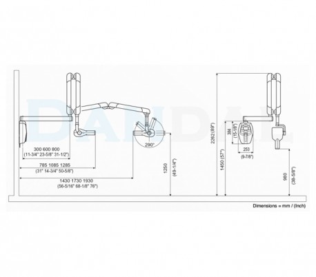 Owandy - RX X-Ray Unit - Wall Mounted