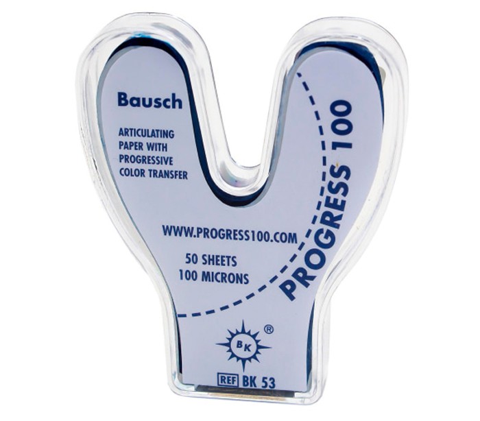 کاغذ آرتیکلاتور نعلی شکل 100 میکرونی - Bausch