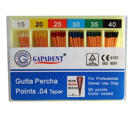 گوتا پرکا ساده تیپر 4% - GapaDent