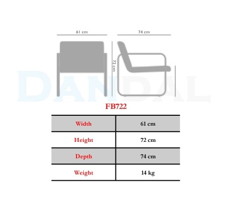 مبل مطب مدل FB722N1 - نیلپر