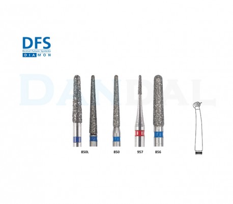 DFS - Diamond Burs - Conical Rounded Edge