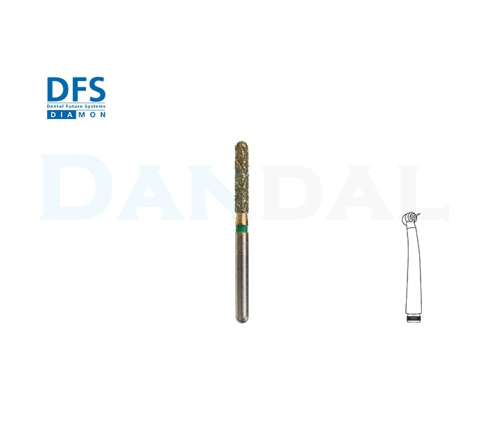 DFS - Diamond Crown Cutter Zirconium Burs - Round End Cylinders ...