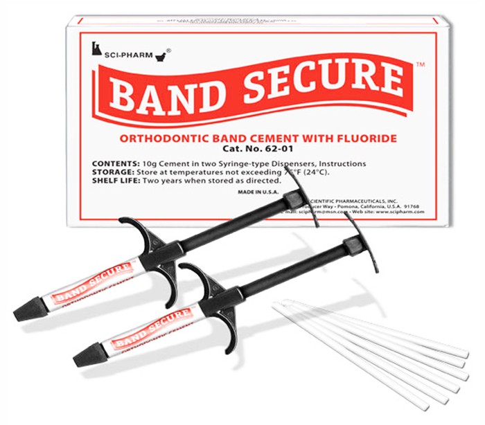 Sci-Pharm - Band Secure Orthodontic Band Cement with Fluoride