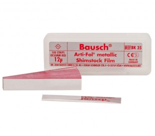 کاغذ آرتیکلاتور 12 میکرونی Bausch - Arti-Fol Metallic Shimstock