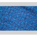 Shaygan - AJC7 Blue Alphabet Pattern Ladies' Scrub