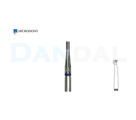 Microdont - Diamond Burs - Flat End Cylinders - FG