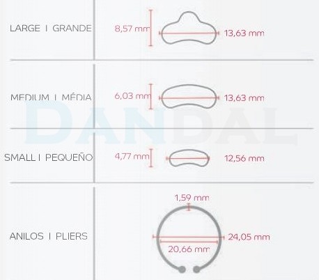 Maquira - Sectional Contoured Metal Refill (10 pcs)