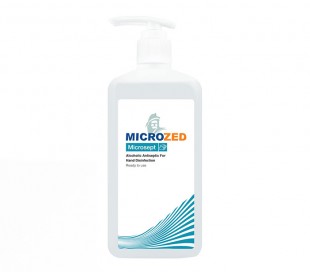 محلول ضدعفونی کننده میکروسپت نیم لیتری ویژه دست - Microzed