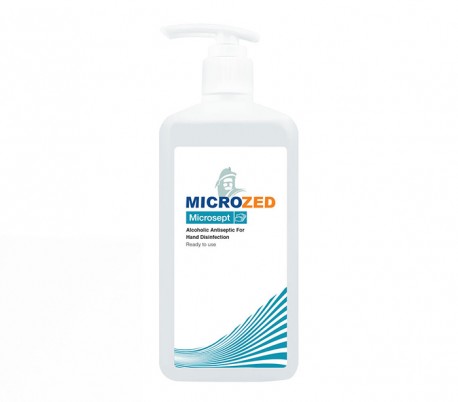 محلول ضدعفونی کننده میکروسپت نیم لیتری ویژه دست - Microzed