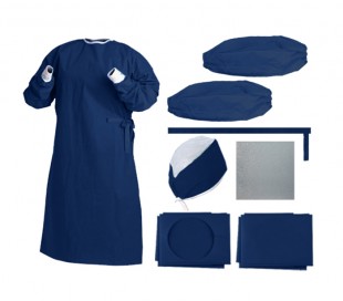 ETP - Sterile Disposable Half Pack Navy Blue