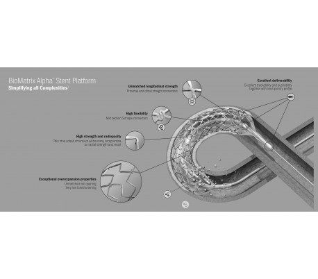 استنت دارویی کرونری  BIOSENSORS INTERNATIONAL GROUP LTD - Biomatrix Alpha