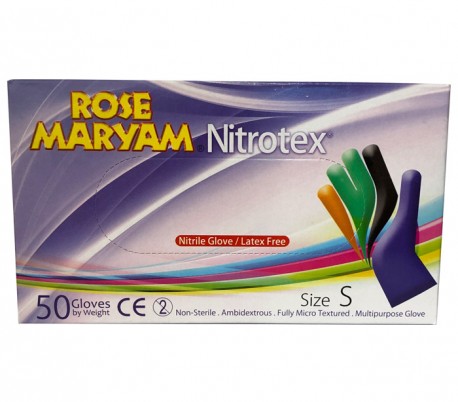 Rose Maryam - Nitrotex Nitrile Examination Gloves 50PCS