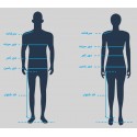 ست اسکراب مردانه طرح حروف قهوه ای مدل AJC7 - شایگان