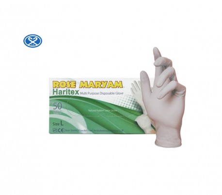 Harir - Op-Perfect Excellent Latex Examination Gloves 50PCS