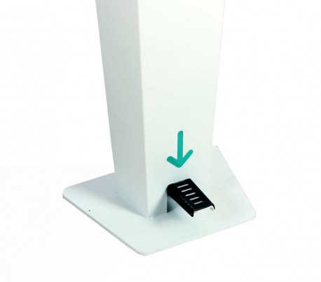 Microzed - Foot Pedal Hand Sanitizer Dispenser