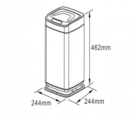 سطل زباله Reena - 12LS - S