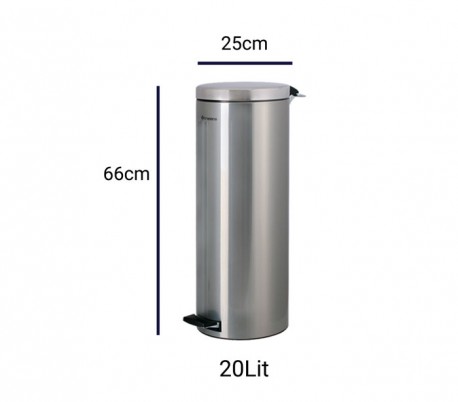 Brasiana Garbage Bin with 20 Liters Volume - Brasiana