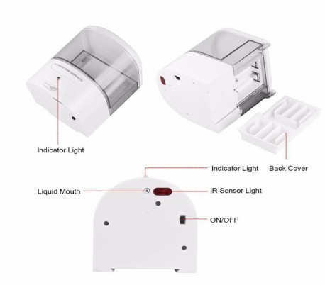 VT 011 Automatic Liquid Soap Dispenser - Azin Sanaat