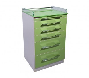 Navid Ekbatan - RMS6 6-Slide Drawer with All-MDF Body , Highglass Door and Metal Protection