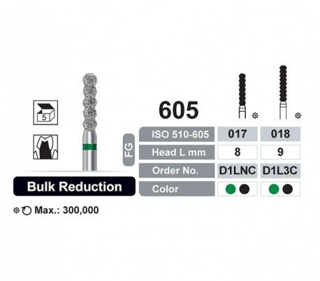 فرز الماسی مدل Bulk Reduction توربین - Dentalree