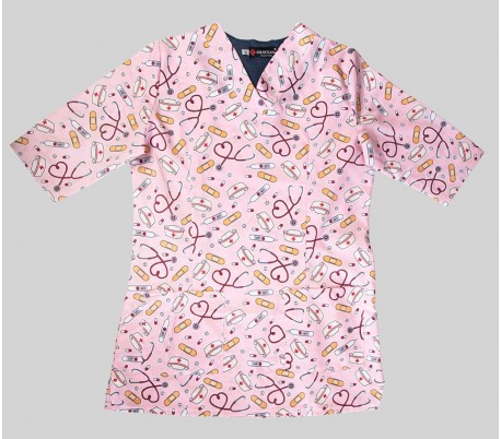 Shaygan - Nurse Pattern Ladies' Scrub