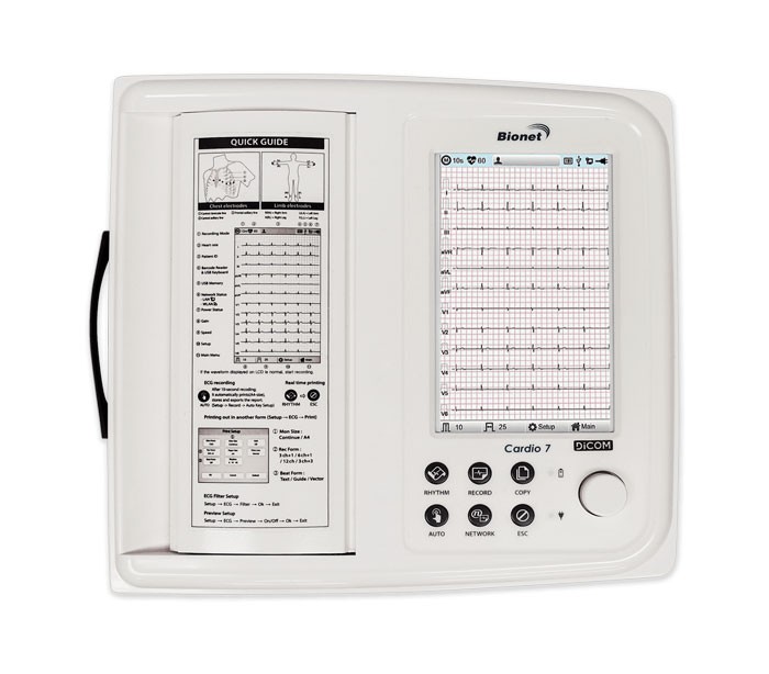 دستگاه الکتروکاردیوگراف مدل Bionet - Cardio 7