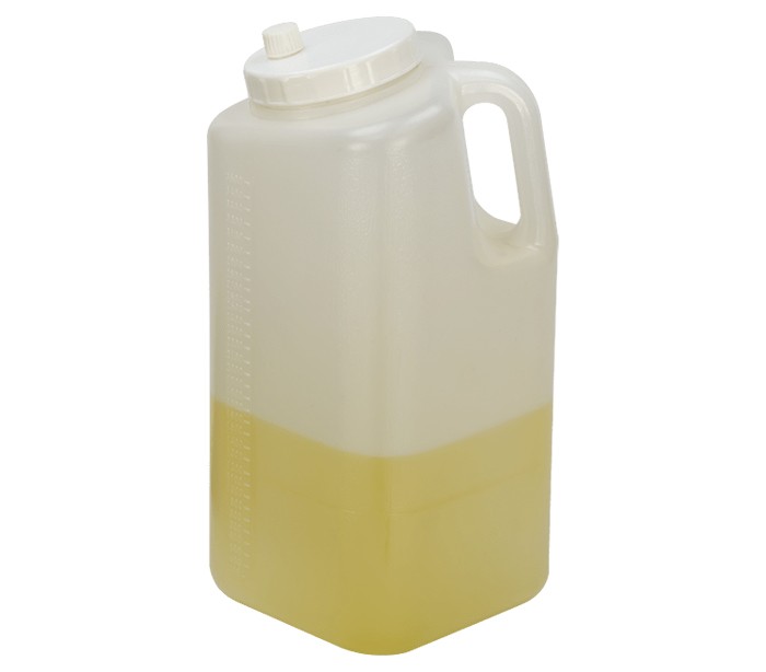 24 Hour Urine Collection Container Dandal Model Lab V Horizontal Colorless Volume H 2.5Lit