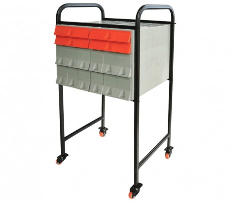 PIP - Metal Trolley for P.I.P. Filing Cabinets