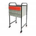 PIP - Metal Trolley for P.I.P. Filing Cabinets