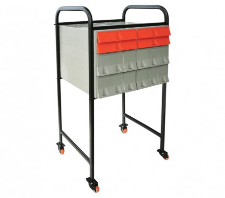 PIP - Metal Trolley for P.I.P. Filing Cabinets