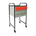 PIP - Metal Trolley for P.I.P. Filing Cabinets