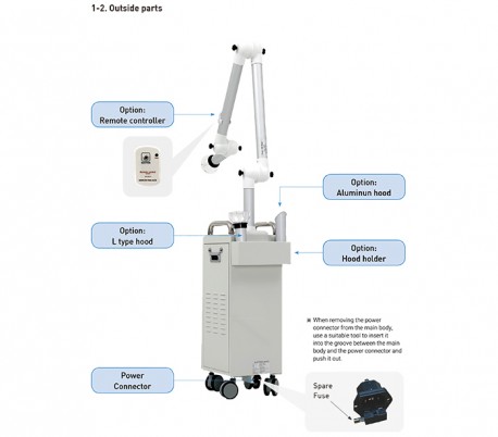 komax - Free-100 Mini Extraoral Vacuum Suction