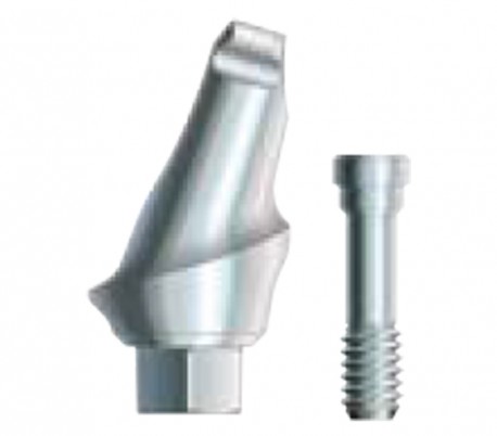 Zimmer - Tapered Screw-Vent Hex-Lock Contour °17 Abutment