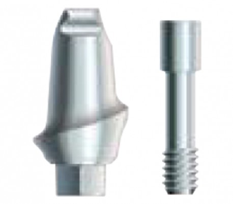 Zimmer - Tapered Screw-Vent Hex-Lock Contour Straight Abutment