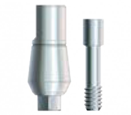 Zimmer - Tapered Screw-Vent Hex-Lock Straight Abutment