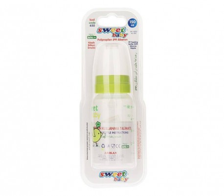 Sweet Baby - PP Baby Bottle with Round Teat 150ml