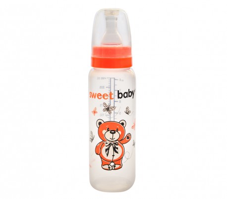 Sweet Baby - PP Baby Bottle with Round Teat 250ml