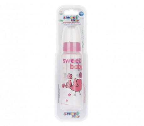 Sweet Baby - PP Baby Bottle with Round Teat 250ml