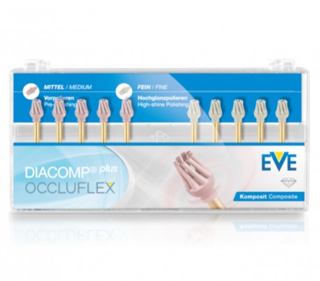 برس سیلیکونی پرداخت کامپوزیت EVE - Diacomp Plus Occluflex