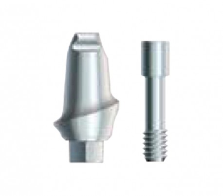 Zimmer - Tapered Screw-Vent Hex-Lock Contour Straight Abutment