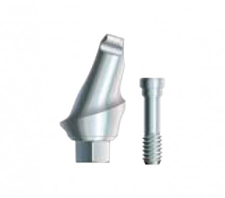 Zimmer - Tapered Screw-Vent Hex-Lock Contour °17 Abutment