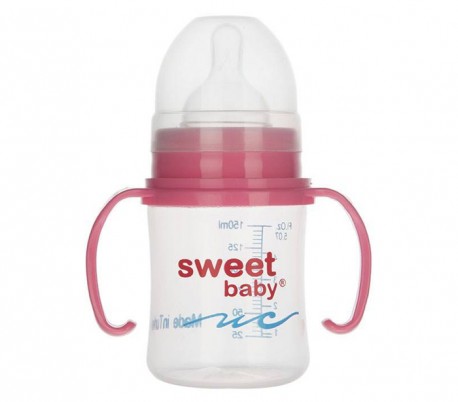 Sweet Baby - PP Round Teat Handled Baby Bottle 150ml