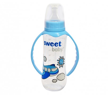 Sweet Baby - PP Round Teat Handled Baby Bottle 250ml