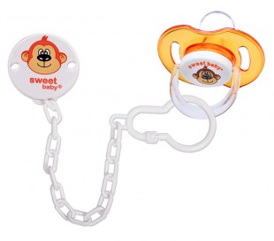 Sweet Baby - Silicone Classic Pacifier with Holder