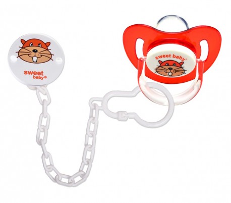 Sweet Baby - Silicone Orthodontical Pacifier with Holder