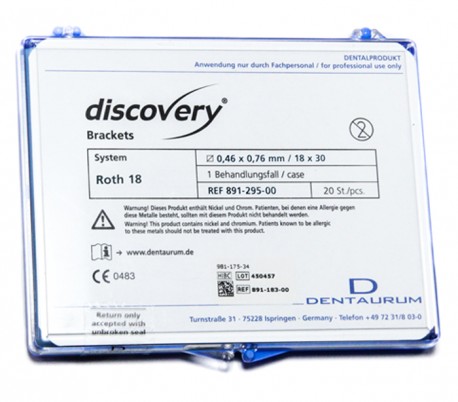 کیت براکت Roth 18 مدل Dentaurum - Discovery