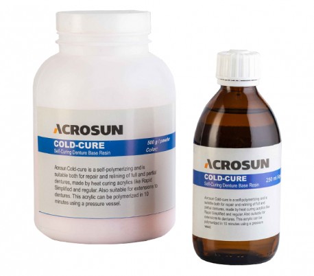 پک آکریلیک رنگ دندان فوری (سلف کیور) Acrosun - بتادنت