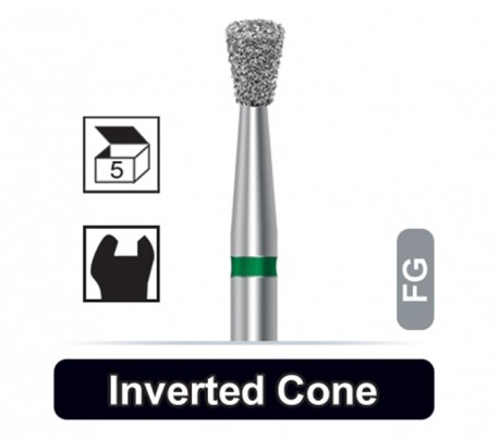 Dentalree - Diamond Burs - Inverted Cone - FG