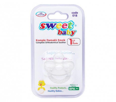 Sweet Baby - Transparent Silicone Pacifier