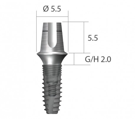 Dual اباتمنت Square سیستم Dentium - NRLine